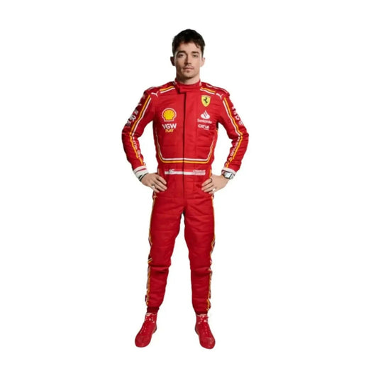 2024 Charles Leclerc Scuderia Ferrari F1 Race Suit
