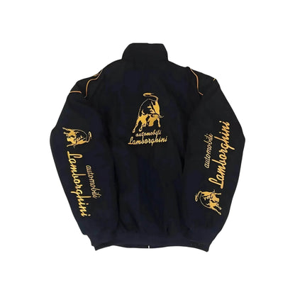 Lamborghini Racing Jacket – Retro F1 Inspired Streetwear
