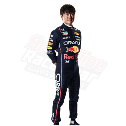 New 2025 Yuki Tsunoda Red Bull Racing Suit Replica