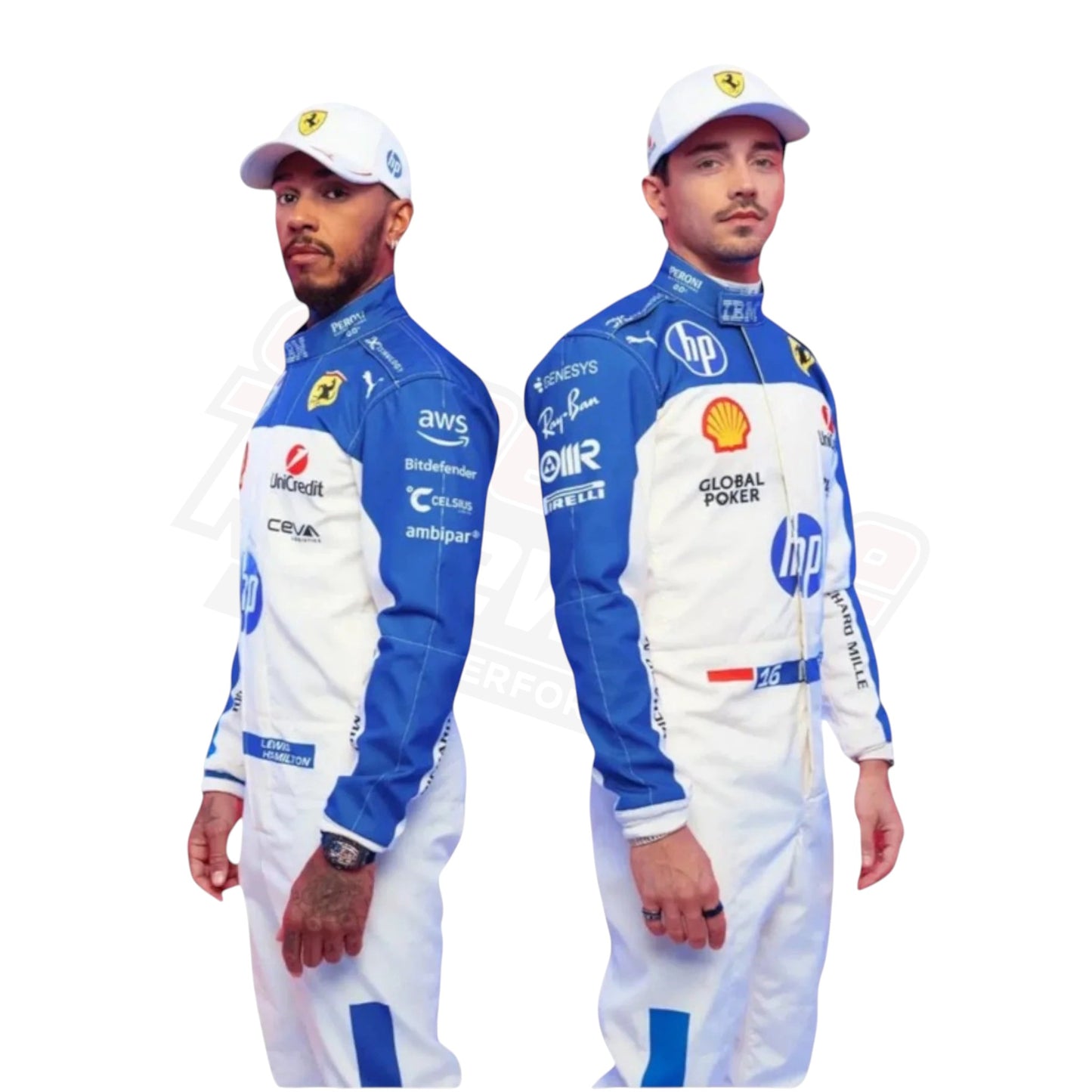 Ferrari Miami GP 2025 Racing Suit Replica – Side Profile