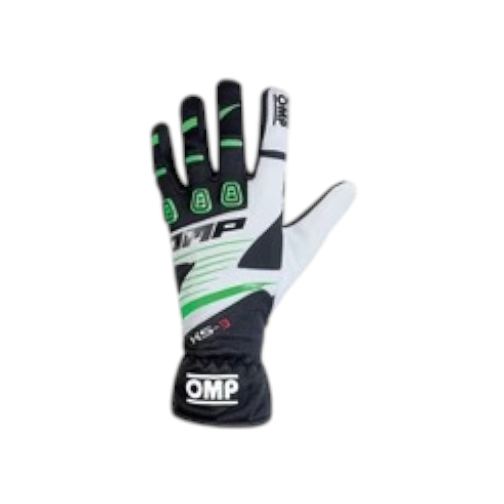 OMP KS-3 MY18 Karting Gloves Black/White