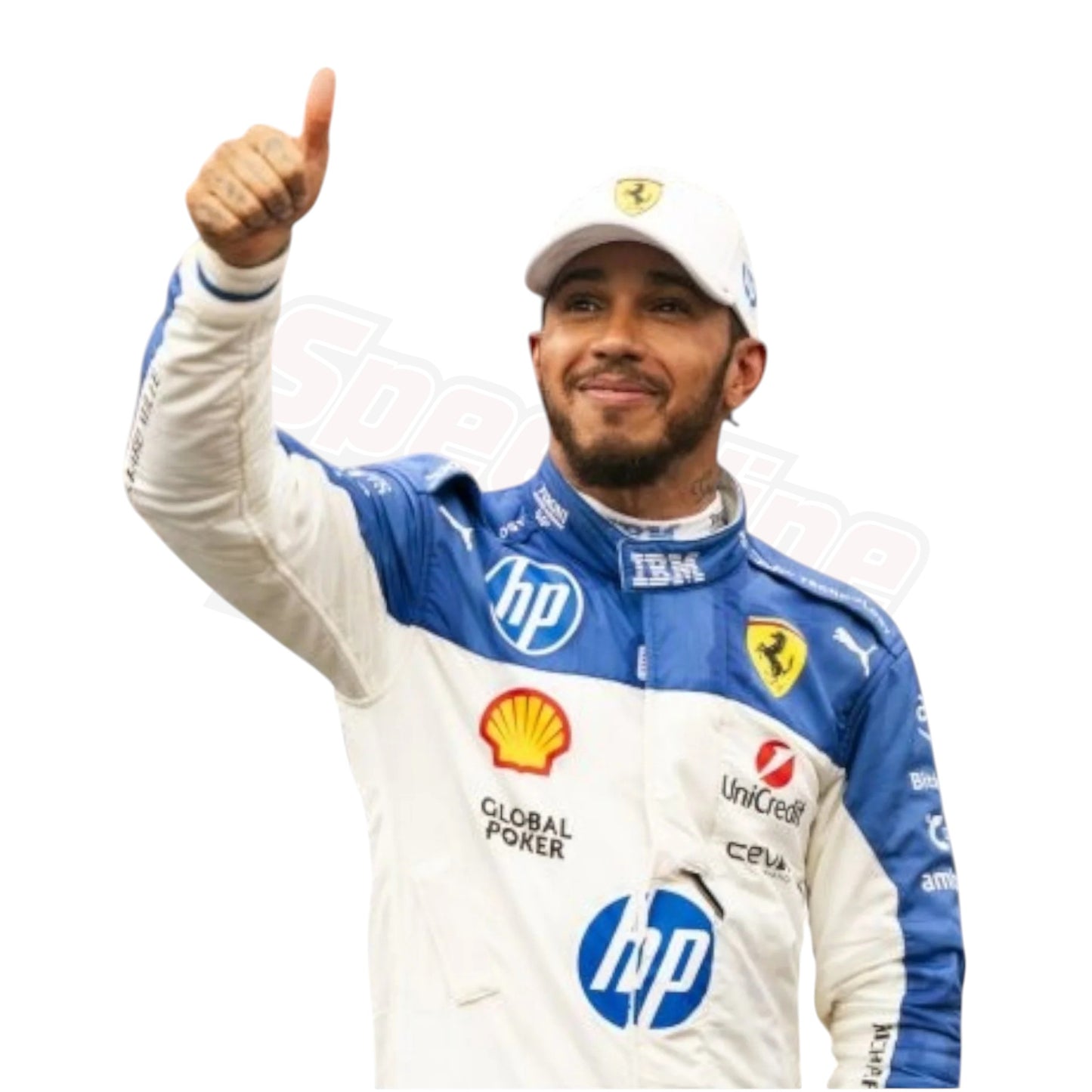 Ferrari F1 Racing Suit 2025 – Close-Up Detailing