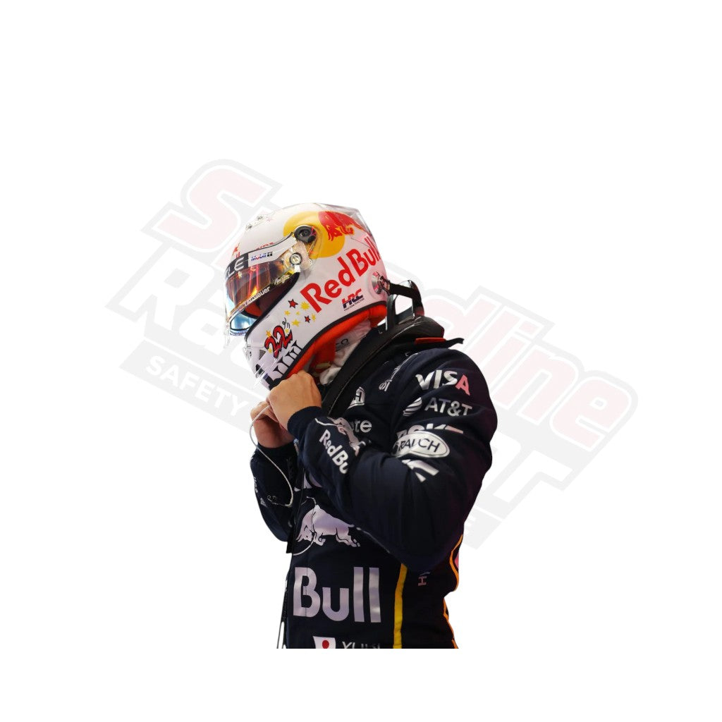 Red Bull Racing Rennanzug für den Großen Preis von Singapur 2025 | Max Verstappen &amp; Yuki F1 Edition