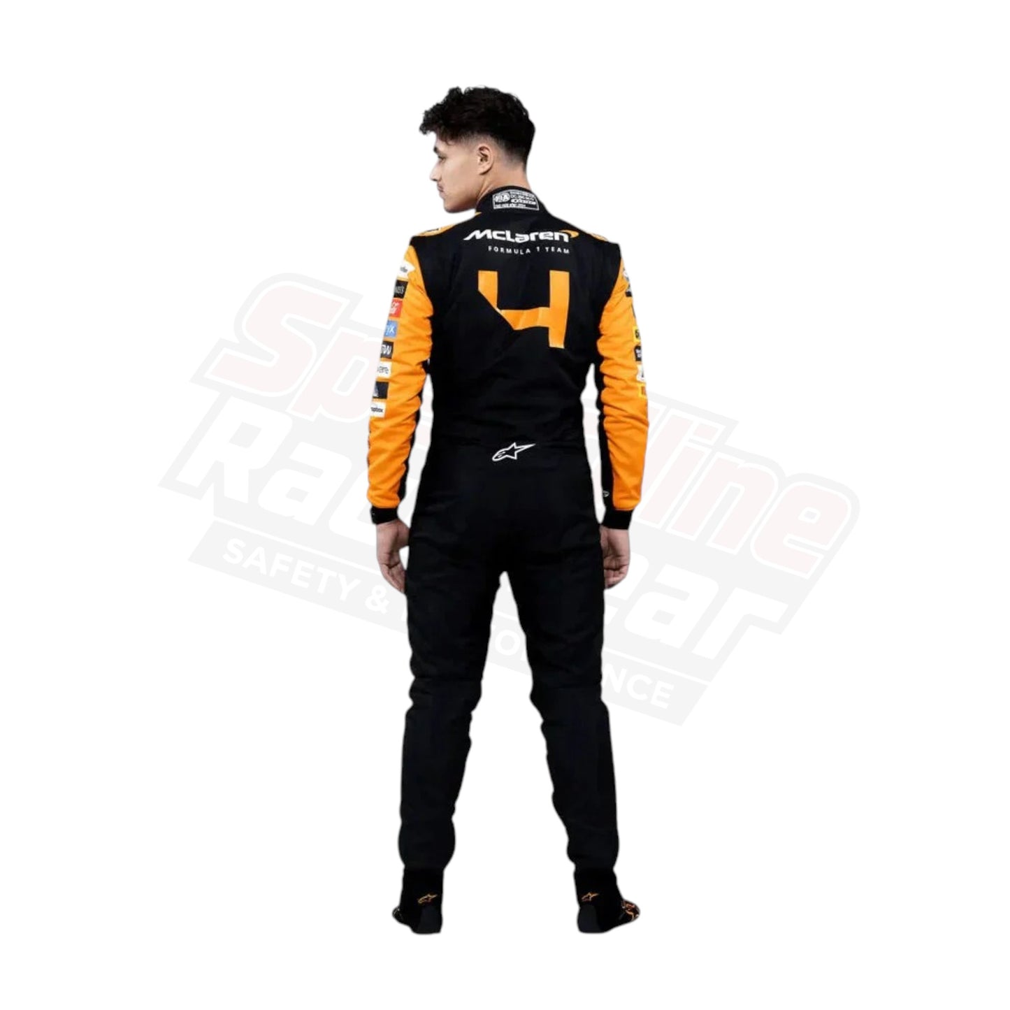 Lando Norris McLaren Replica Suit – Back View