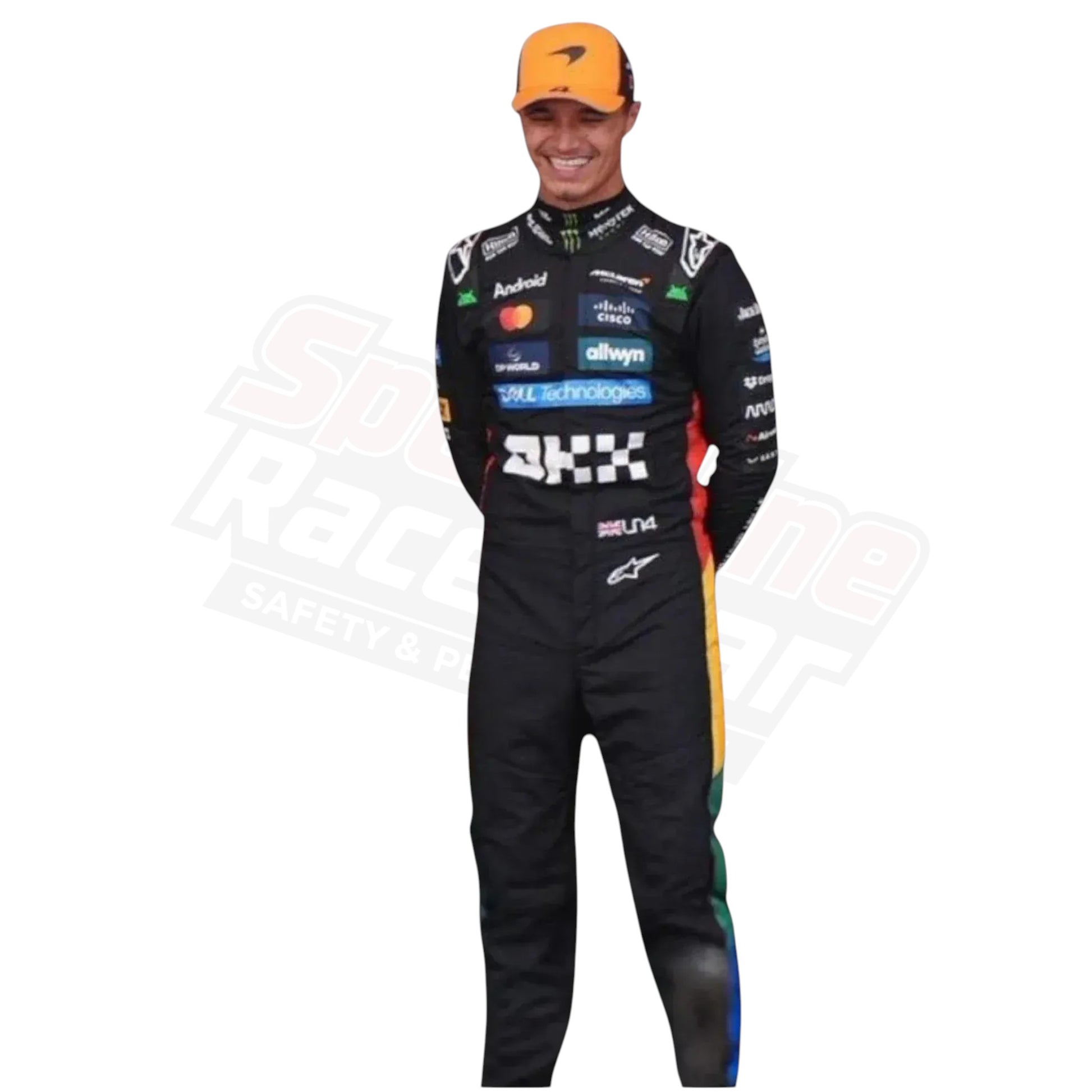 McLaren F1 British Grand Prix Suit – Detail Close-up