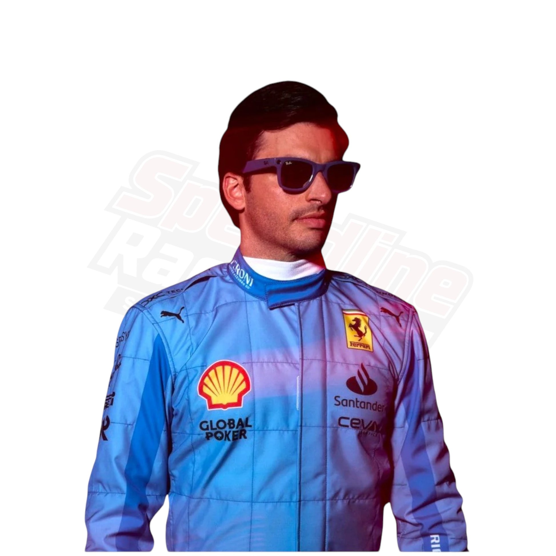 2024 Carlos Sainz Jr Ferrari F1 Racing Suit Replica Miami Grand Prix Edition