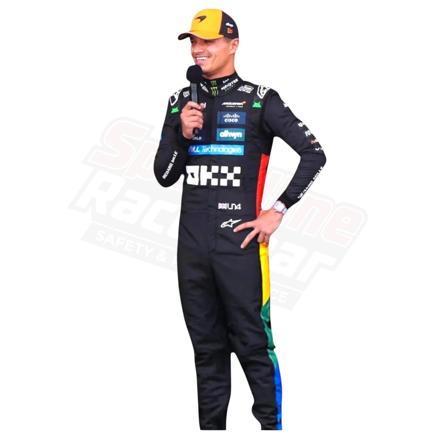 Speedline Racewear Lando Norris 2025 McLaren Suit – Full Display