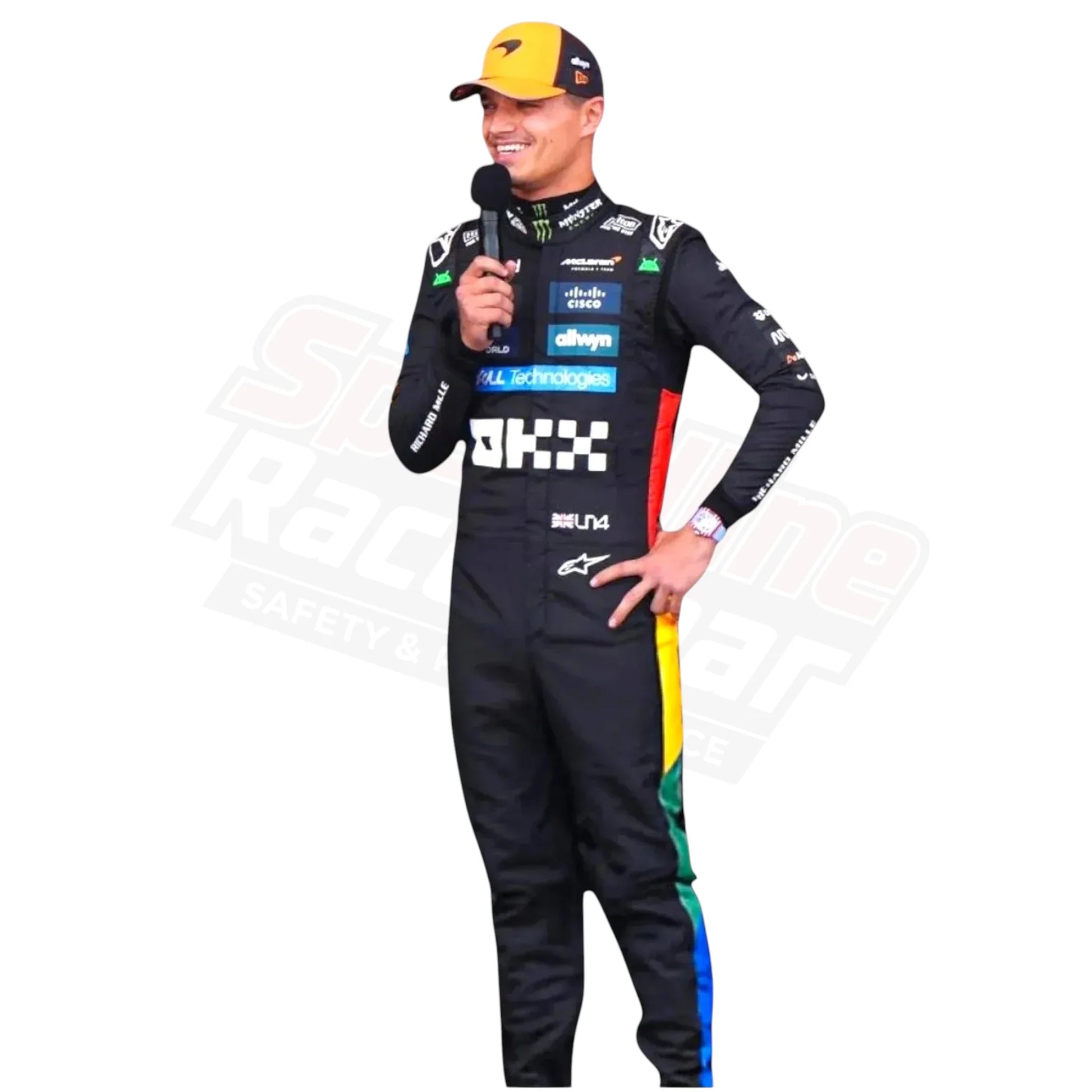 Speedline Racewear Lando Norris 2025 McLaren Suit – Full Display
