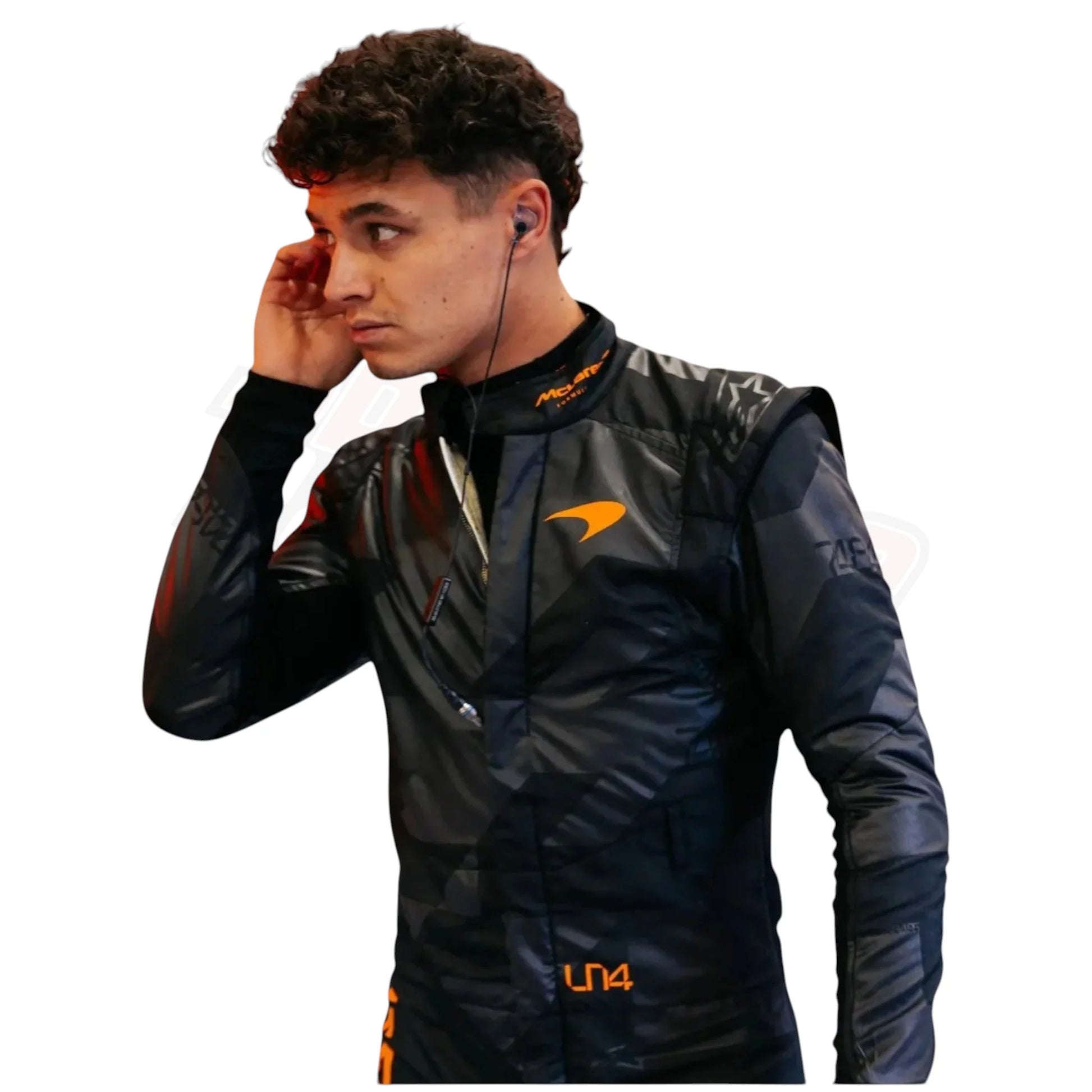 McLaren Team Racing Suit 2025 – Sponsor Detail