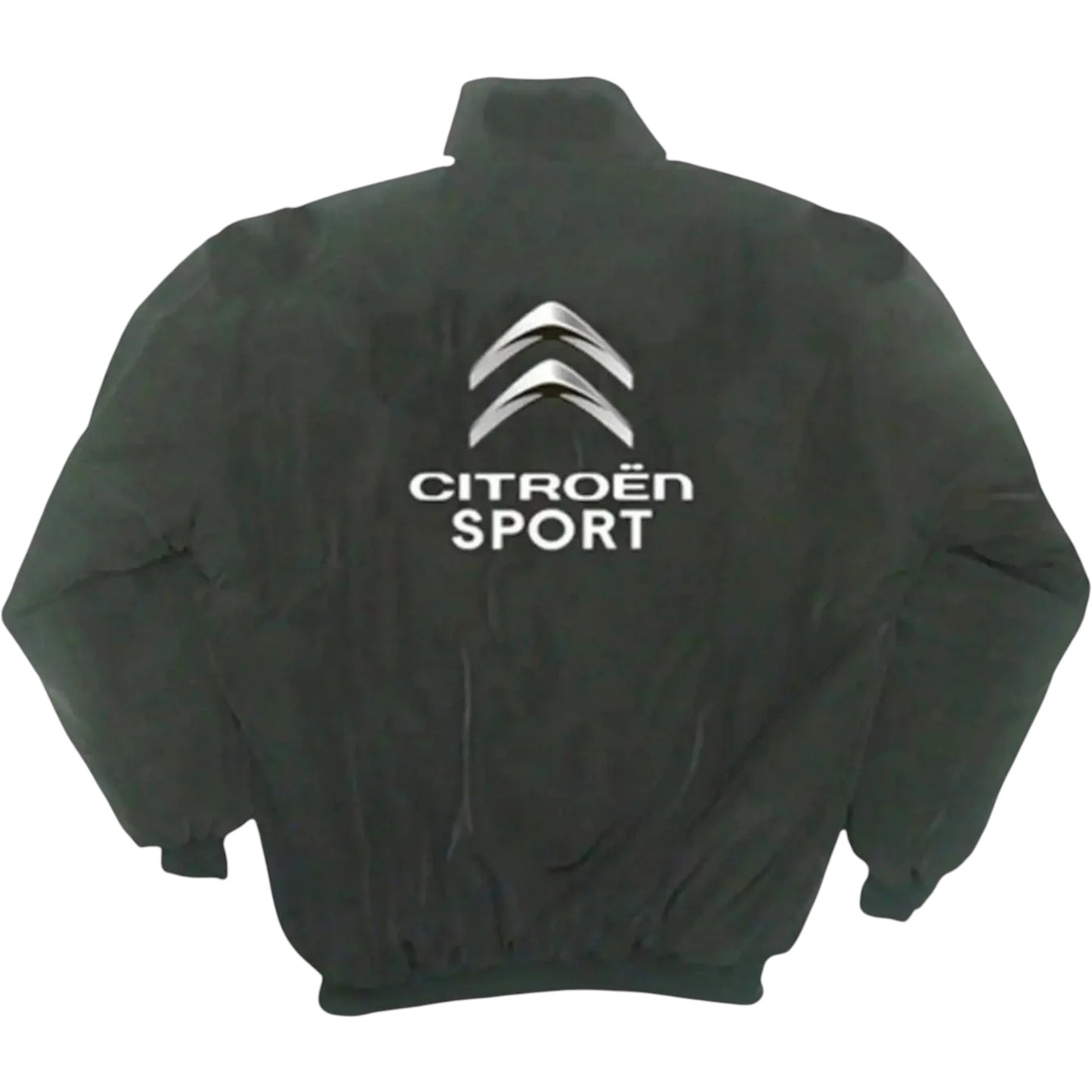 vintage citroen f1 bomber jacket back embroidery detail